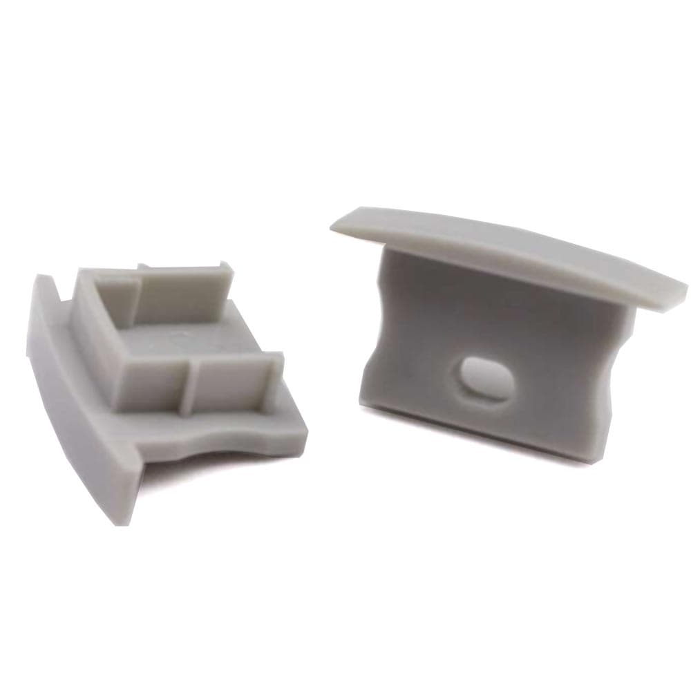 End Caps for LED Strip Channel, 5 Pairs per Bag, Multiple Finishes