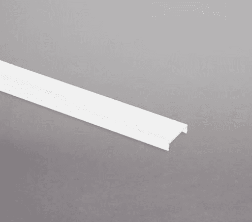 Square Opal Frosted LED Channel Cover, 118 in. (3m) Length