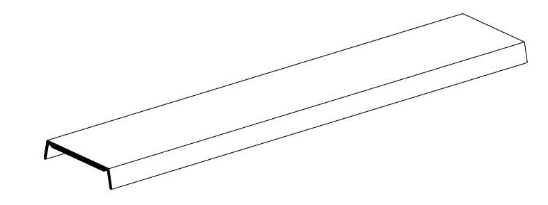 Opal Frosted Cover for LED Linear Fixtures, 50,000 h Rated