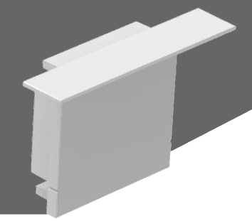 End Caps for LED Strip Channel, 5 Pairs per Bag, 1-Year Warranty