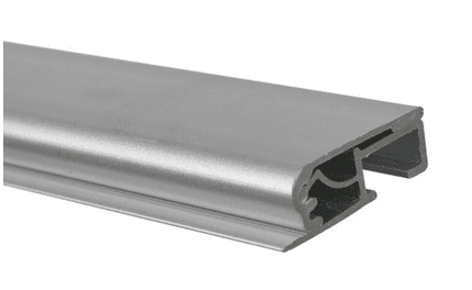 Discontinued Item- Aluminum extrusion 25mmx2.44m round shape open Cover
