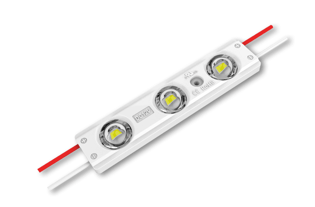 LED Sign Module, SMD2835 3-LED, 1.32 W, 3000 K, 12 VDC, IP65, 160-Degree Beam, UL Listed