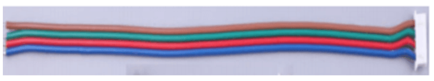 XH cable, single side, for power feeding for RGB Flexible LED sheet, L=12"
