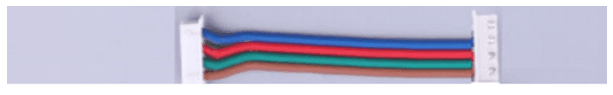 XH cable, double side, for power feeding for RGB Flexible LED sheet, L=3"