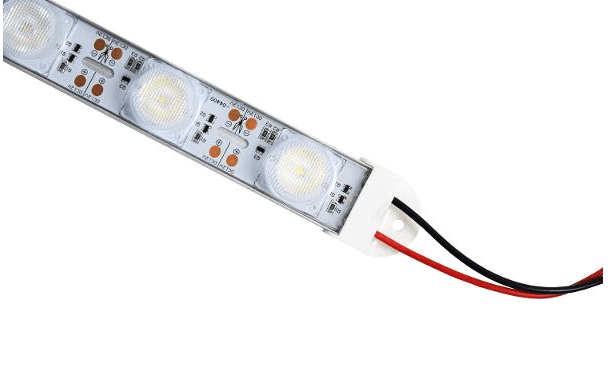 20" LED Light Bar, 13.5W, 8000K, 10×30° Lens, 1620 lm, 24V DC