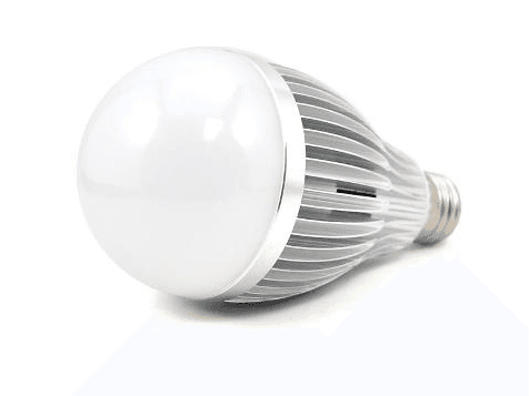 LED A19 E27 Bulb, 12W Warm White, 120-240VAC, 80mm Diameter