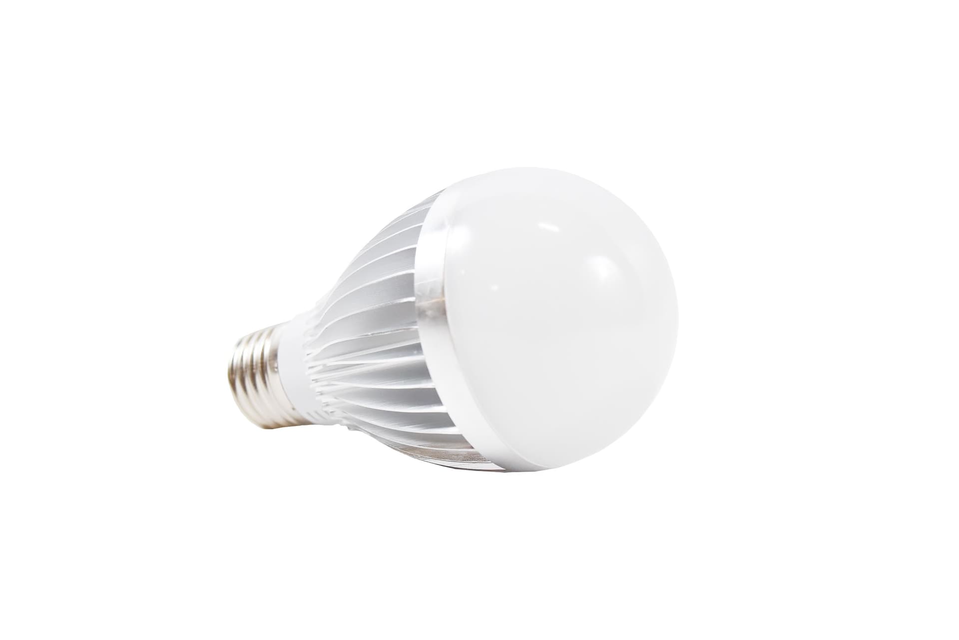 A19 Globe LED Lamp, 5W Dimmable Warm White, E27 Base, 120VAC