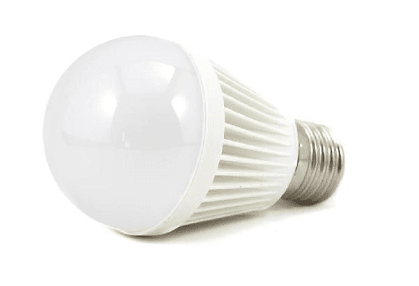 LED A19 E27 Bulb, 7W Warm White, 580 Lumens, 85–260VAC