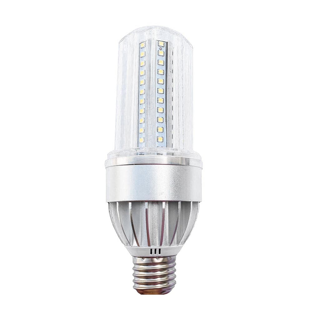 Corn light 15watt, Input power 85~265Vac, Warm white 3000K, Socket E27