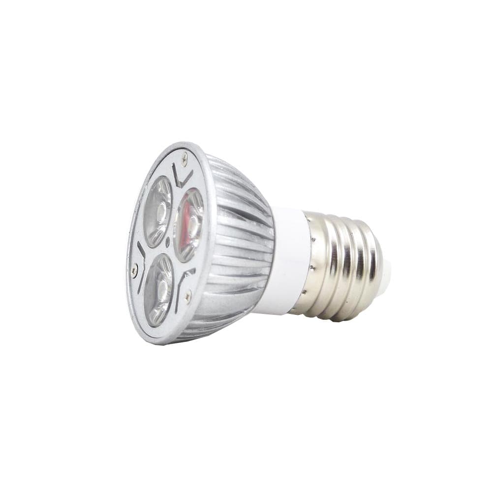 FINAL SALE - Limited 30-day Warranty- Price Drop 50%- SPAE27S LED Spot Lamp 3Watts(1Wx3) 100to 240VAC