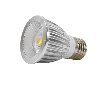 E27 COB LED Bulb, 5W, 750 lm, Warm White, 120-240VAC, CRI 80