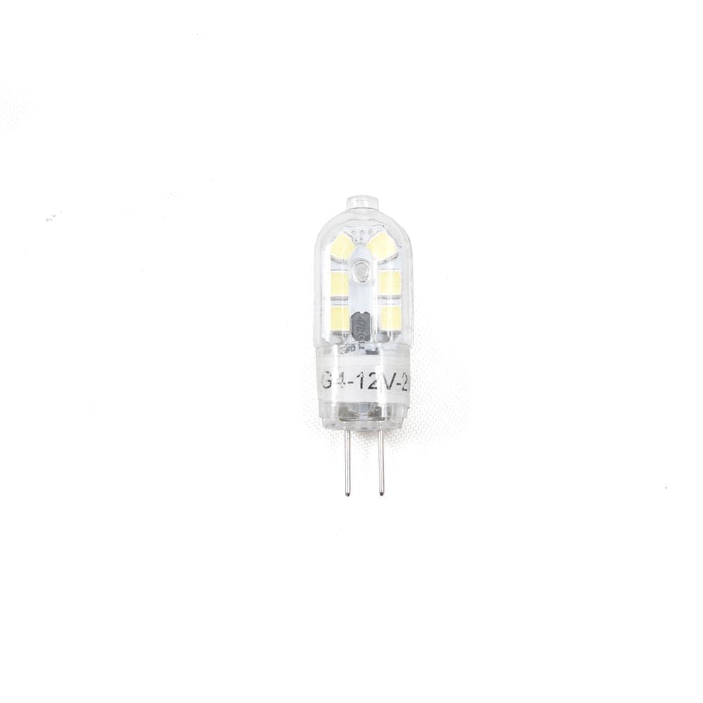 G4 LED bulb 2watt/12Vac, White 6000k, 170Lumen, CRI>80, SMD2835 x 12 pcs