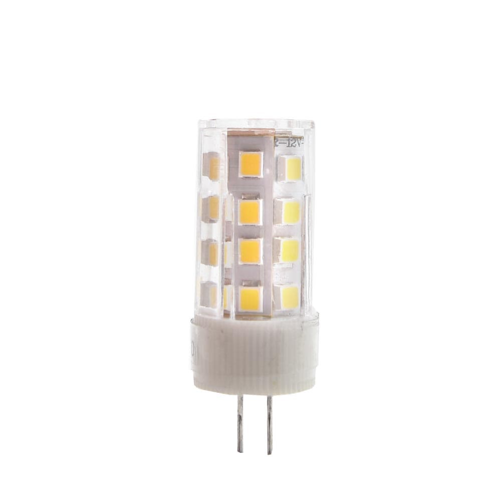 G4 LED bulb 5watt/12Vac, White 4000k, 400Lumen, CRI>80, SMD2835 x 51 pcs, Size: D16*H47mm, CE ROHS