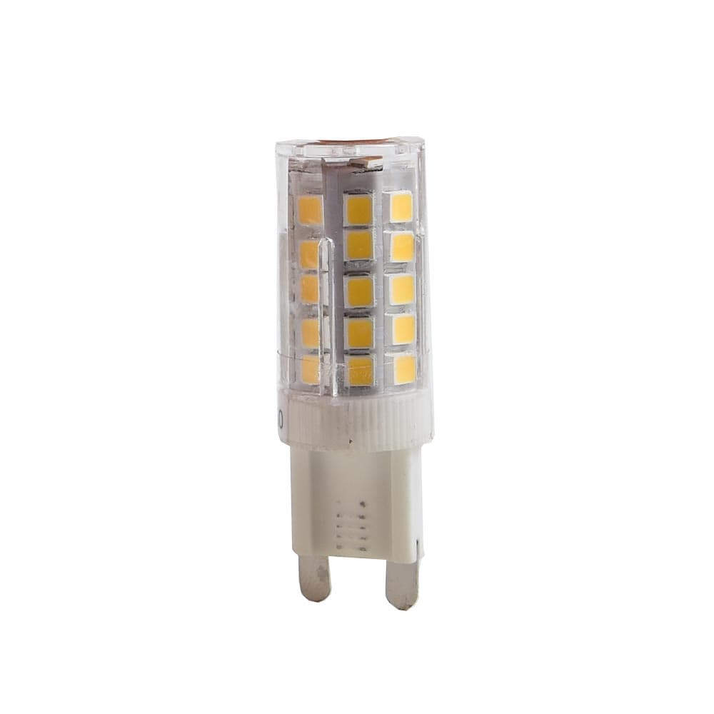 G9 LED Bulb 5W, 4000K Day White, 380 Lumens, CRI 80, 120V SMD2835