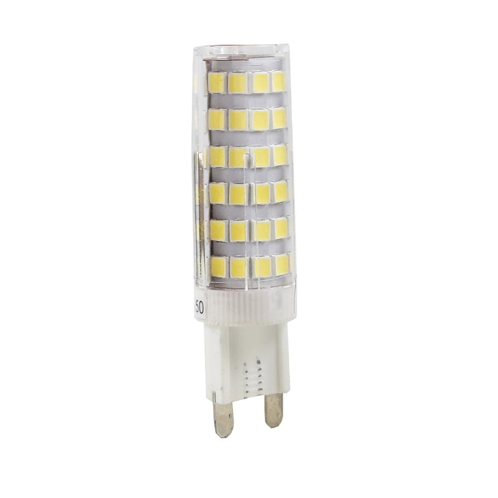 G9 LED Bulb 7W 6000K 500 Lumen 120V Ceramic SMD2835