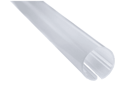 PC Frosted Cover for 2 ft T8 V-Shape Tube Light, 50,000 h Rated