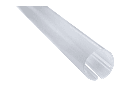 Frosted PC Cover for 6 ft Dual-Tube T8 LED Strip Light Fixture