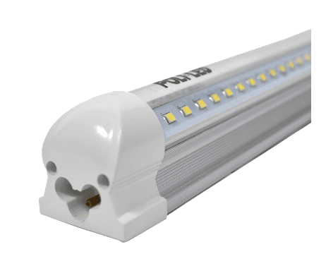 Lumipro V2 Series LED Integrated Tube Light, 60 Watt, 7800lm, 5000K, 8' (2.4m) x 1" , Clear Cover, 100-277VAC, 5 yr warranty