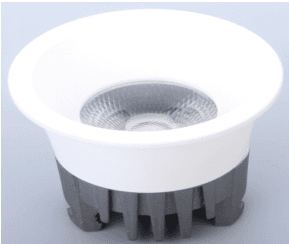 2-Inch Round LED Cabinet Light, 3W, 6000K, Dimmable, Aluminum