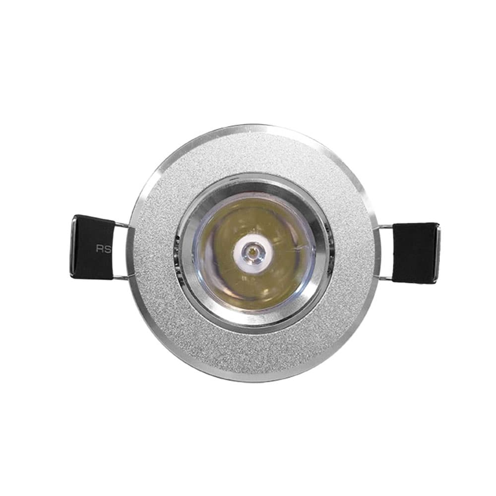 FINAL SALE - Limited 30-day Warranty- Price Drop 20%-2.5in LED Cabinet light 3W 6000K DC12V Beam: 30 CRI >80 210lm 70lm/w High powered LED 25000 hrs PF>0.9 ETL Listed CE. RoHS Dimmable SIlver