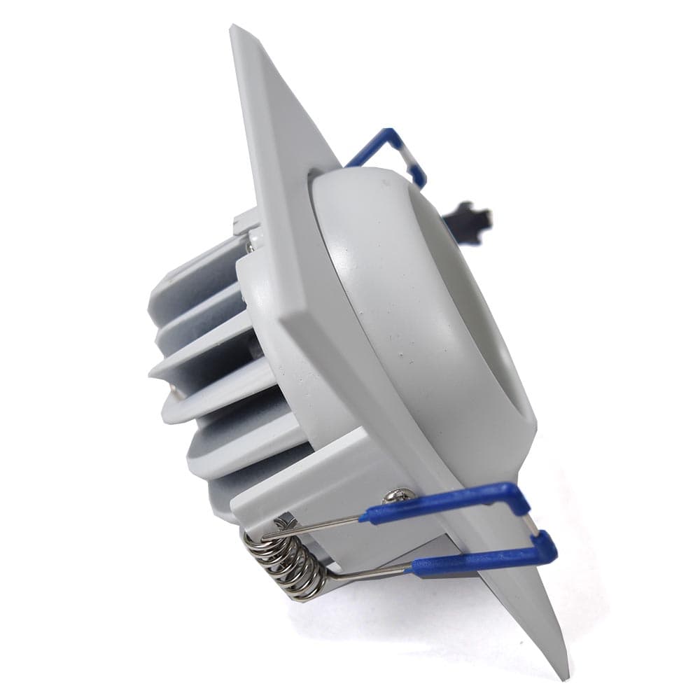 FINAL SALE - Limited 30-day Warranty- Price Drop 50%-LED 3.5in Square Adjustable angle ceiling light 5 watt/85to 265Vac White 6500K