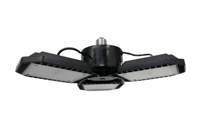 FINAL SALE - Limited 30-day Warranty- Price Drop 15% Lumipro LB Series LED garage light 120W 120lm/w 14 400lm 100to 277VAC CCT: 5000K ETL Listed with microwave sensor E26/E27 base black body