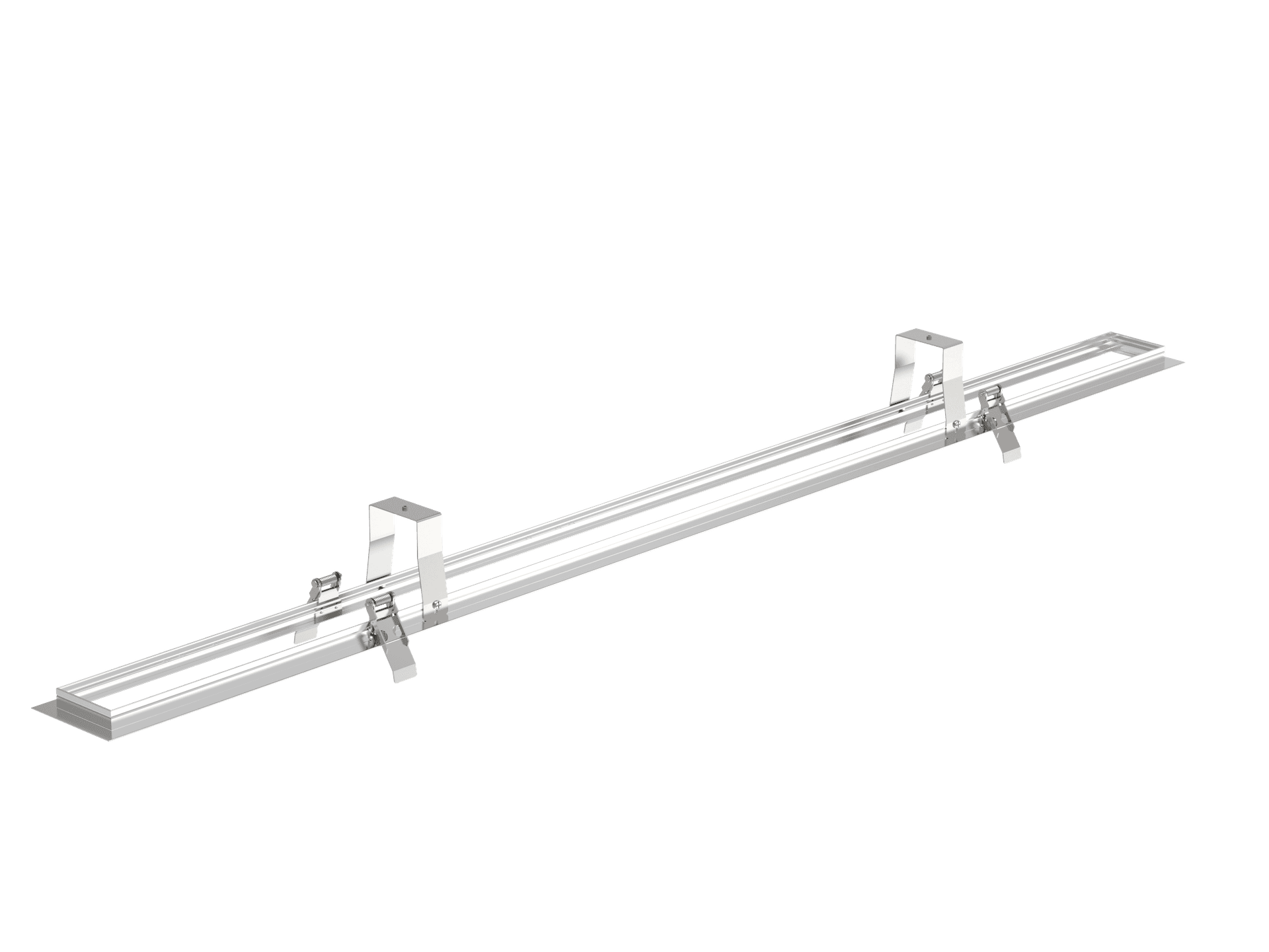 Architectural Linear Grid Series Suspension Embedded Accessories White Color