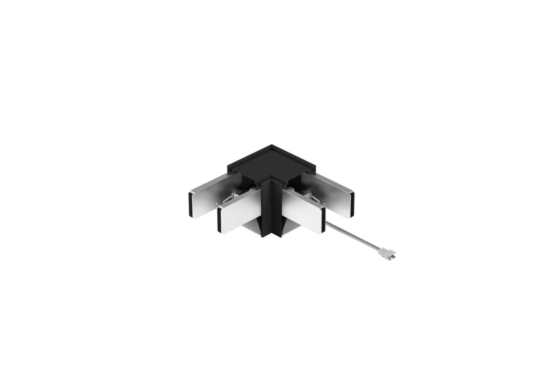 L-Type Joint Connector for 9-LP Linear Light, 3-CCT Selectable, Black RAL9011