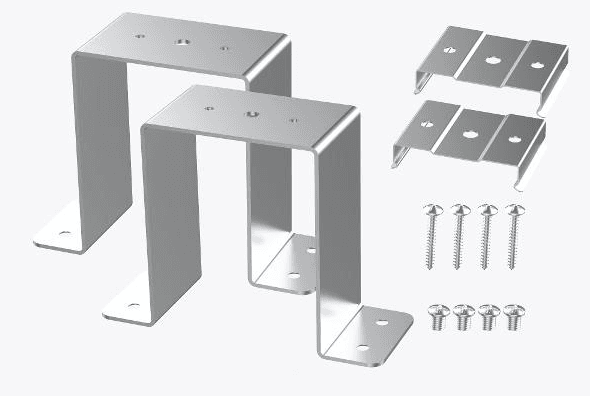 Recessed Mounting Kit for 9-LP Architectural Linear Light Fixtures