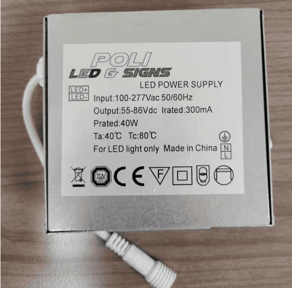 Driver for 2'x2' Flat LED Panel Light, 40W