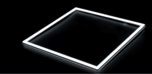 LED Frame Panel Light, 2x2 ft, 20-40 W Selectable, 5 CCT, 120-277 VAC, 0-10 V Dimming