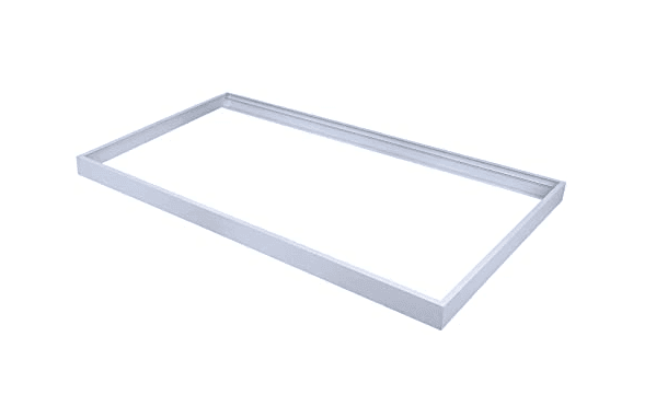 2x4 ft Surface Mount Frame for Edge-Lit and Back-Lit LED Panels, White, 55 mm Depth