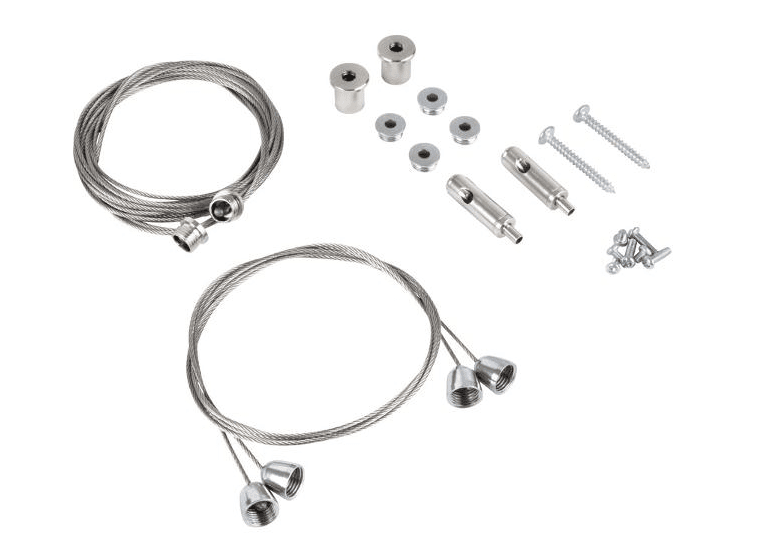 Hanging Wire Kit for 2x4 LED Panels, 1m Length, 6-Piece Set