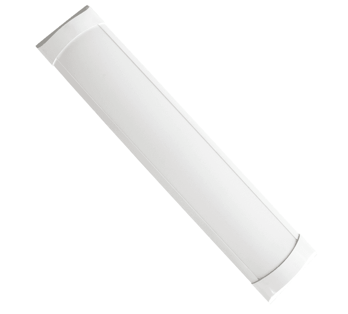 Discontinued Item- FINAL SALE - Limited 30-day Warranty- Price Drop 35%-Lumipro SML Series Surface Mount Linear Light 40 watt 3200lm 110-130Vac 47.2inx4.5inx1in IP44 CRI >80 PF>0.5 cETLus IC driver full polycarbonate includes mounting clips