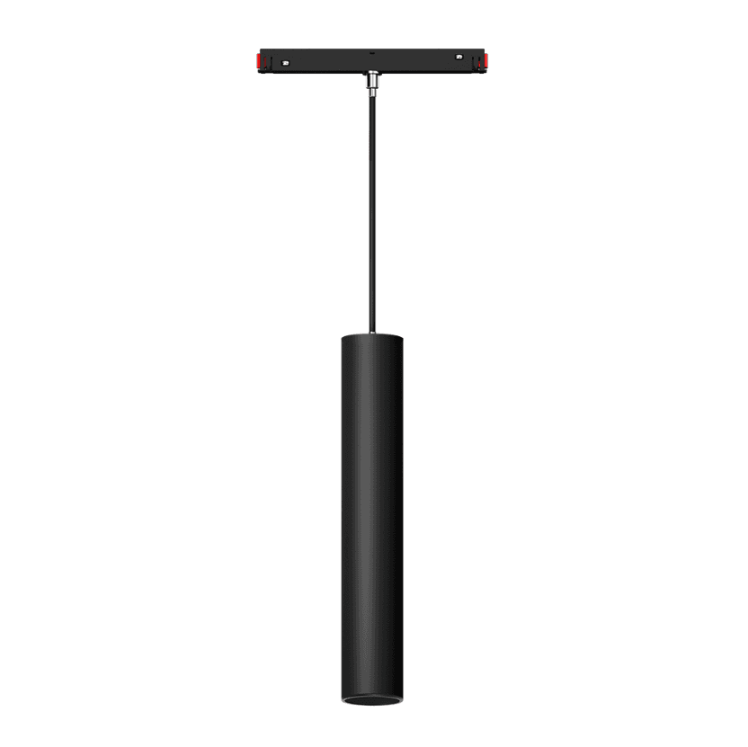 Magenetic Track System -Pendant Light RGB+CCT (2.4GHz), 9W, DC48V, CRI 90, CCT:27K~65K, Luminous Flux 400LM, Luminous efficiency 45LM/W, Beam Angle 24, 2.4GHz RF, IP20, Dim R2x37.40 inch