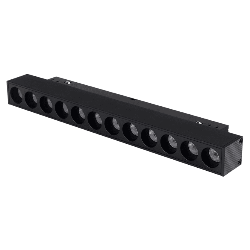 Magnetic Track Grille Light, 6W RGB+CCT, 2.4GHz RF, 440lm, 24° Beam