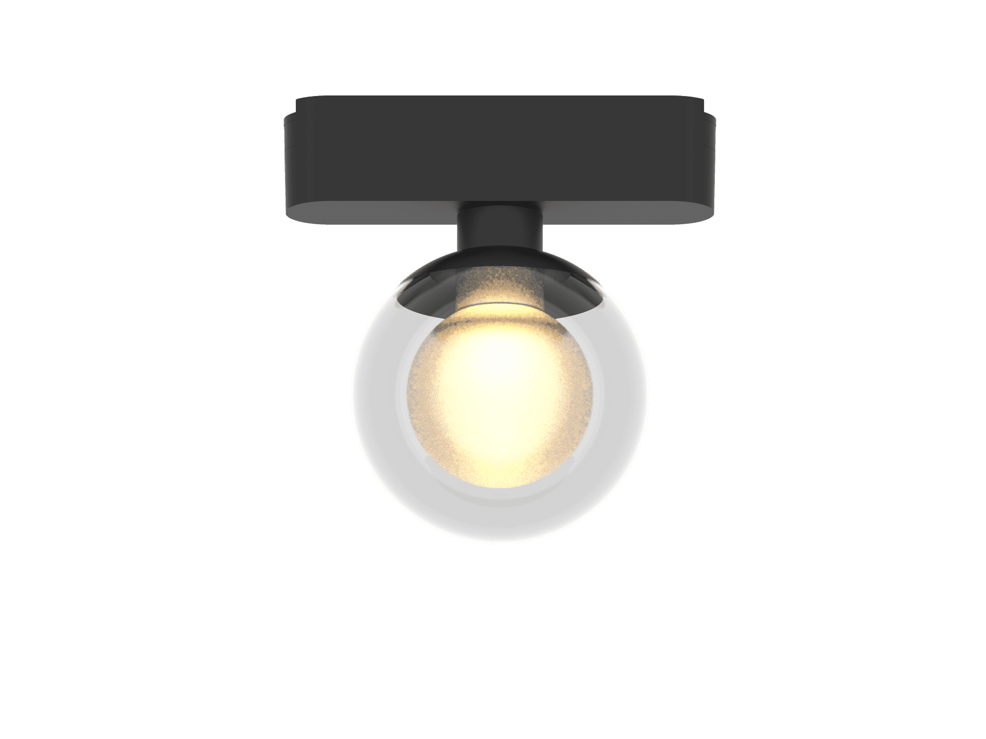 Woven Track Light, Frosted Glass Ball, 6W DC24V, 3-CCT 2700–6500K, CRI 90, IP20