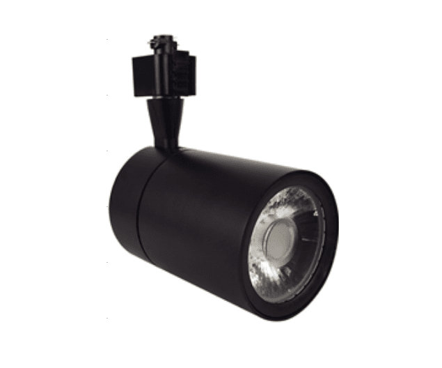 Discontinued Item- LumiPro HE Series LED Track Light 3CCT 3000K 4000K 5000K 20W 110-120VAC 1600LM Size H125xDia81mm Beam Angle 29 degrees Product color Black ETL Listed Certified 3 YEAR WARRANTY