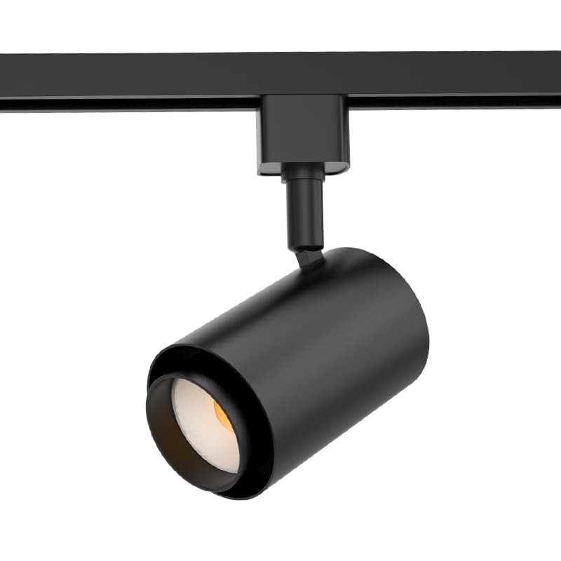 LumiPro HL Series Premium LED Black Track Light, H-type, 3CCT: 3000K/4000K/5000K, 10W, 120VAC, 110LM/watt , size: DIA2.64''*L4.33''*H5.91'', Beam Angle: 55 degrees, Triac dimming, CRI: 90RA, PF>0.98, ETL Listed, FC, 5 YEAR WARRANTY