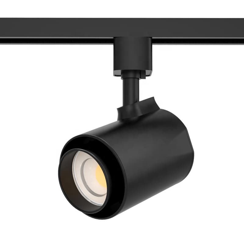 LED Track Light Head, 20W, 1800 lm, 3CCT 3000K/4000K/5000K, H-Type Black Finish