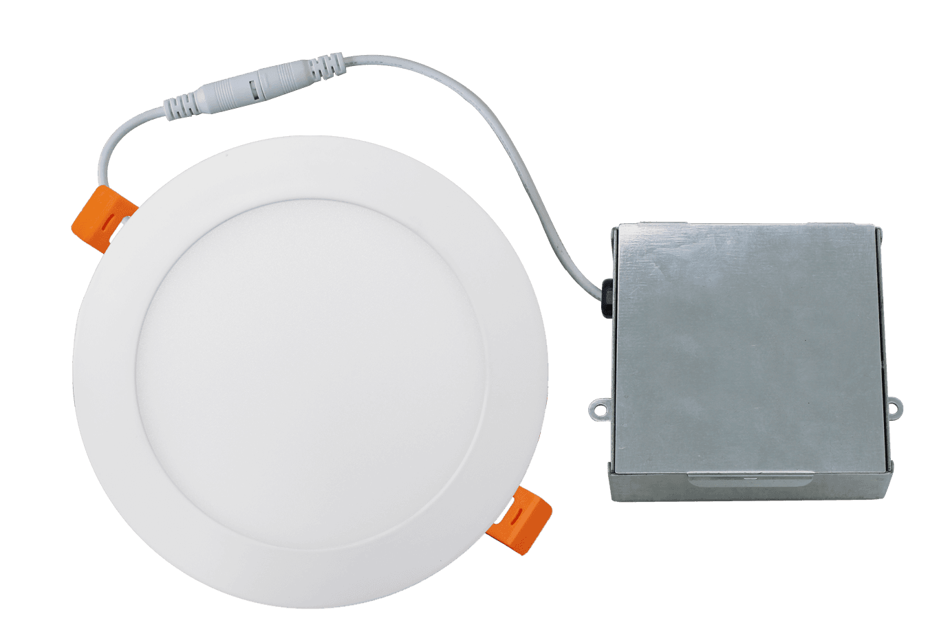 Discontinued Item- Lumipro 6in E Series LED Downlight 12W 5000K 1020lm100-130VAC input 6.25incutout 6.75indiameter triac dimmable 50k hour lifetime CRI>80 PF>90 120 degrees beam cETLus Energy Star IC Rated Damp Location 3 yr warranty