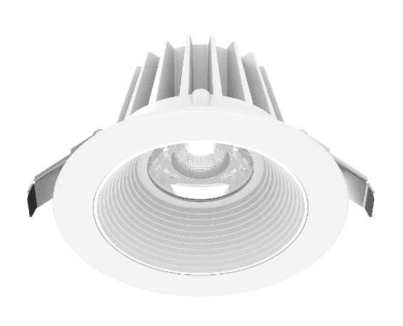 6 in. Anti-Glare Round Recessed Downlight, 10-20 W Selectable, 5CCT Tunable, 1600 lm, ETL