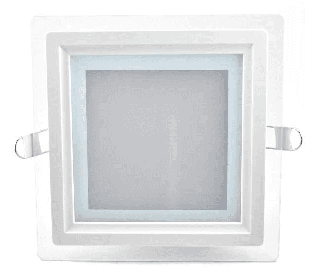 Glass LED Downlight, 12W 6000K Dimmable, 4.7" Cutout, IP20