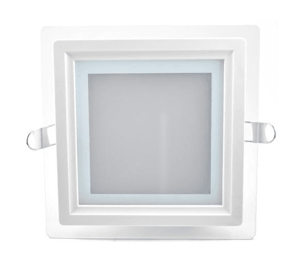 Glass LED Downlight, 12W, 6000K, Dimmable, 4.7" Cutout, 85-265VAC