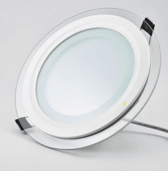 GL2 Series Glass LED Downlight, 18W, 3500K, 7.9" Round, Dimmable