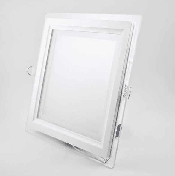 Glass LED Downlight, 18W, 6000K, Dimmable, 6.3" Cutout, IP20