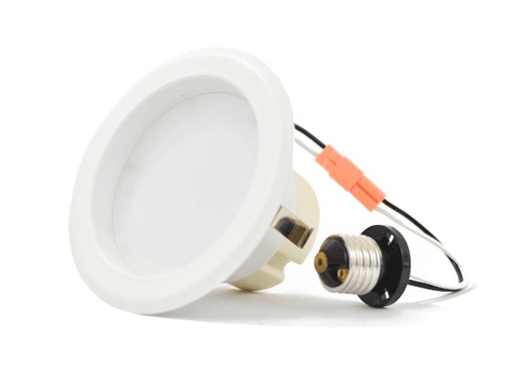 FINAL SALE - Limited 30-day Warranty- Price Drop 30%Lumipro 4in R Series Round Retrofit LED Downlight 10W 3000K 120VAC Dimmable with E27 socket