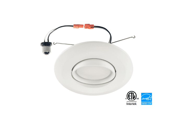 FINAL SALE - Limited 30-day Warranty- Price Drop 15%- Lumipro RS Series Gimbal LED Downlight 10W 740lm 120V Dimmable CRI>90 50 000 hour lifetime cETLus Energy Star