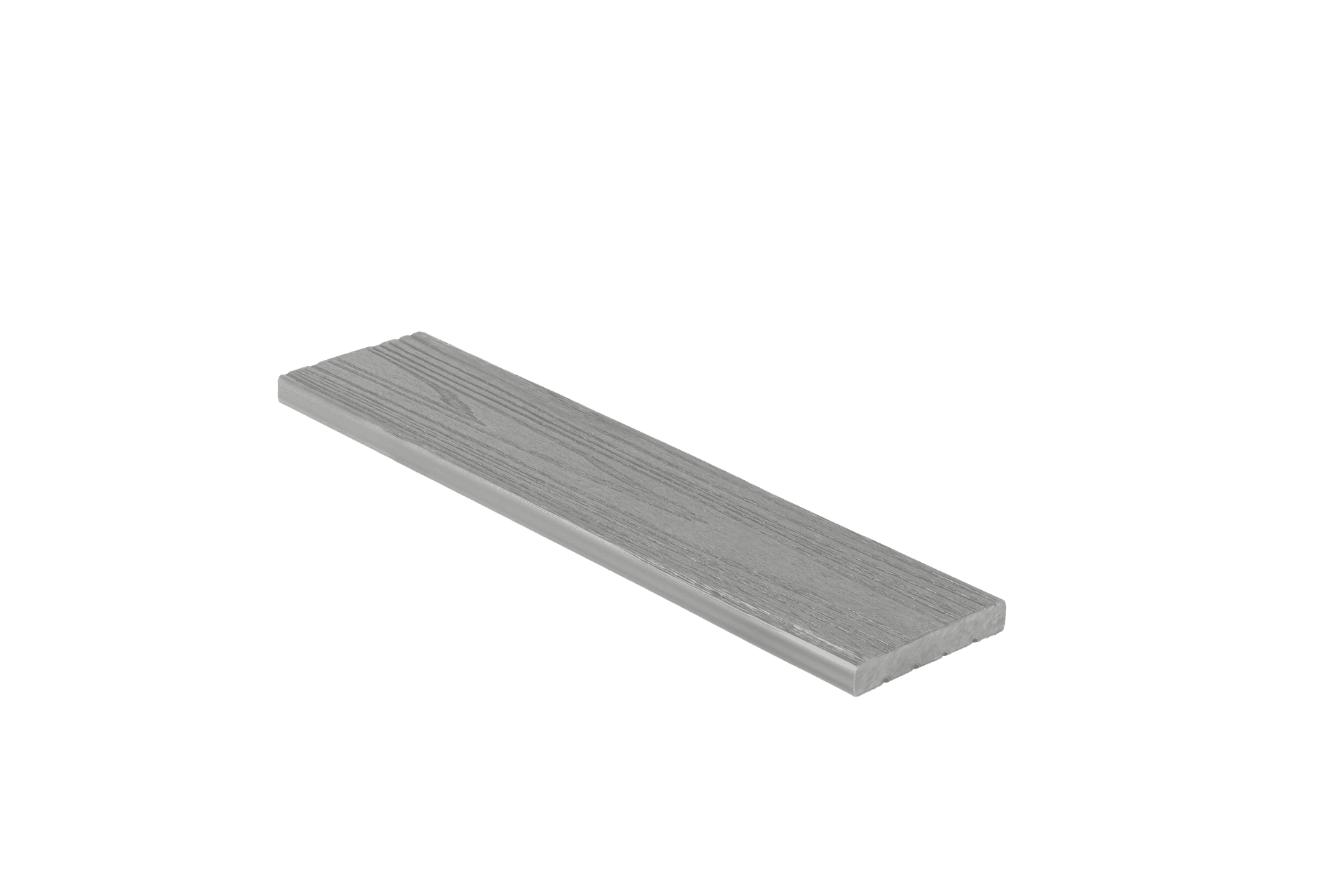 Exterior Decking Wood Composite Polymer Deck Edge Waterproof Fire Retardant No maintenance Dim 86.6x2.75x0.43 Inch Color Antique