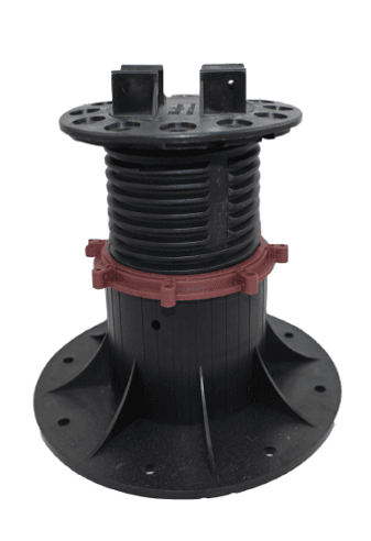 Medium Pedestal Base, 128-178mm Adjustable Height, PP Material, Black Finish